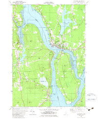 Bucksport Maine Historical topographic map, 1:24000 scale, 7.5 X 7.5 Minute, Year 1982