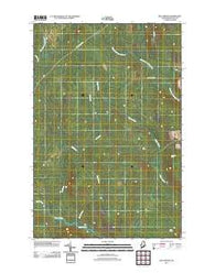 Bull Brook Maine Historical topographic map, 1:24000 scale, 7.5 X 7.5 Minute, Year 2011