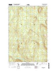 Bull Brook Maine Current topographic map, 1:24000 scale, 7.5 X 7.5 Minute, Year 2014