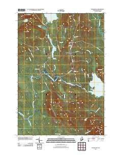 Burlington Maine Historical topographic map, 1:24000 scale, 7.5 X 7.5 Minute, Year 2011