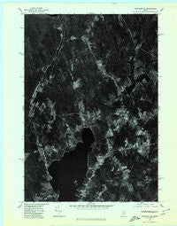 Burnham NE Maine Historical topographic map, 1:24000 scale, 7.5 X 7.5 Minute, Year 1975