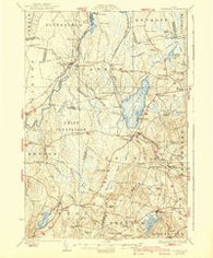 Burnham Maine Historical topographic map, 1:62500 scale, 15 X 15 Minute, Year 1926