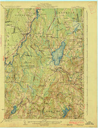 Burnham Maine Historical topographic map, 1:62500 scale, 15 X 15 Minute, Year 1926