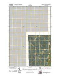 Burntland Pond OE W Maine Historical topographic map, 1:24000 scale, 7.5 X 7.5 Minute, Year 2011