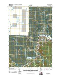 Calais Maine Historical topographic map, 1:24000 scale, 7.5 X 7.5 Minute, Year 2011