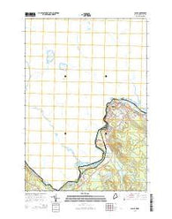 Calais Maine Current topographic map, 1:24000 scale, 7.5 X 7.5 Minute, Year 2014