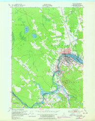 Calais Maine Historical topographic map, 1:24000 scale, 7.5 X 7.5 Minute, Year 1949