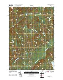 Cambridge Maine Historical topographic map, 1:24000 scale, 7.5 X 7.5 Minute, Year 2011