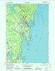 Camden Maine Historical topographic map, 1:24000 scale, 7.5 X 7.5 Minute, Year 1955