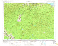 Campbellton Maine Historical topographic map, 1:250000 scale, 1 X 2 Degree, Year 1963