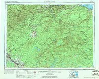 Campbellton Maine Historical topographic map, 1:250000 scale, 1 X 2 Degree, Year 1963