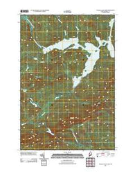 Canada Falls Lake Maine Historical topographic map, 1:24000 scale, 7.5 X 7.5 Minute, Year 2011
