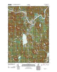 Canton Maine Historical topographic map, 1:24000 scale, 7.5 X 7.5 Minute, Year 2011