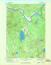 Canton Maine Historical topographic map, 1:24000 scale, 7.5 X 7.5 Minute, Year 1967