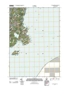 Cape Elizabeth Maine Historical topographic map, 1:24000 scale, 7.5 X 7.5 Minute, Year 2011