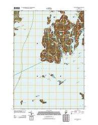 Cape Rosier Maine Historical topographic map, 1:24000 scale, 7.5 X 7.5 Minute, Year 2011