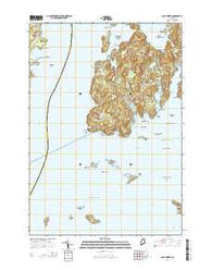 Cape Rosier Maine Current topographic map, 1:24000 scale, 7.5 X 7.5 Minute, Year 2014