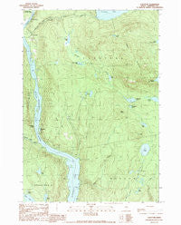 Caratunk Maine Historical topographic map, 1:24000 scale, 7.5 X 7.5 Minute, Year 1989
