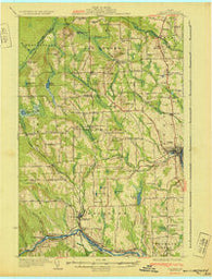 Caribou Maine Historical topographic map, 1:62500 scale, 15 X 15 Minute, Year 1932