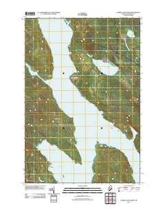 Caribou Lake North Maine Historical topographic map, 1:24000 scale, 7.5 X 7.5 Minute, Year 2011