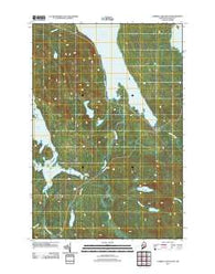Caribou Lake South Maine Historical topographic map, 1:24000 scale, 7.5 X 7.5 Minute, Year 2011