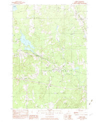 Carmel Maine Historical topographic map, 1:24000 scale, 7.5 X 7.5 Minute, Year 1982