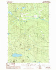 Carr Pond Maine Historical topographic map, 1:24000 scale, 7.5 X 7.5 Minute, Year 1985