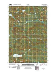 Carr Pond Maine Historical topographic map, 1:24000 scale, 7.5 X 7.5 Minute, Year 2011