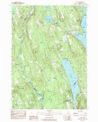 Casco Maine Historical topographic map, 1:24000 scale, 7.5 X 7.5 Minute, Year 1983