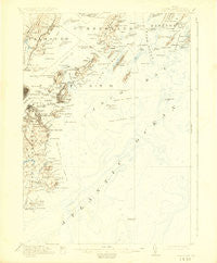 Casco Bay Maine Historical topographic map, 1:62500 scale, 15 X 15 Minute, Year 1916