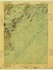 Casco Bay Maine Historical topographic map, 1:62500 scale, 15 X 15 Minute, Year 1916