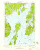 Castine Maine Historical topographic map, 1:62500 scale, 15 X 15 Minute, Year 1941