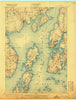 Castine Maine Historical topographic map, 1:62500 scale, 15 X 15 Minute, Year 1904