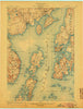 Castine Maine Historical topographic map, 1:62500 scale, 15 X 15 Minute, Year 1904