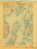Castine Maine Historical topographic map, 1:62500 scale, 15 X 15 Minute, Year 1902