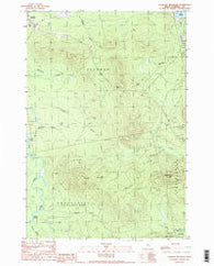 Catheart Mountain Maine Historical topographic map, 1:24000 scale, 7.5 X 7.5 Minute, Year 1989