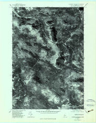 Catheart Mountain Maine Historical topographic map, 1:24000 scale, 7.5 X 7.5 Minute, Year 1977