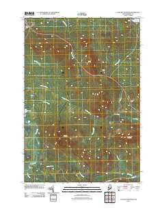 Catheart Mountain Maine Historical topographic map, 1:24000 scale, 7.5 X 7.5 Minute, Year 2011