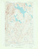 Caucomgomoc Lake Maine Historical topographic map, 1:62500 scale, 15 X 15 Minute, Year 1958