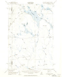 Caucomgomoc Lake Maine Historical topographic map, 1:62500 scale, 15 X 15 Minute, Year 1954
