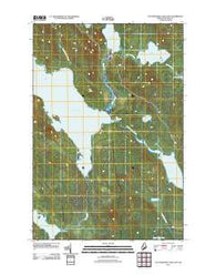Caucomgomoc Lake East Maine Historical topographic map, 1:24000 scale, 7.5 X 7.5 Minute, Year 2011