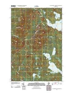 Caucomgomoc Lake West Maine Historical topographic map, 1:24000 scale, 7.5 X 7.5 Minute, Year 2011