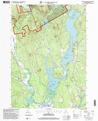 Center Lovell Maine Historical topographic map, 1:24000 scale, 7.5 X 7.5 Minute, Year 1995