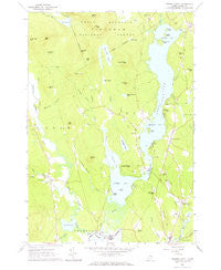Center Lovell Maine Historical topographic map, 1:24000 scale, 7.5 X 7.5 Minute, Year 1963