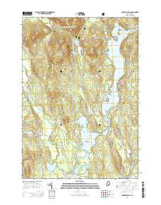Center Lovell Maine Current topographic map, 1:24000 scale, 7.5 X 7.5 Minute, Year 2014