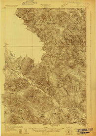 Chain Lakes Maine Historical topographic map, 1:48000 scale, 15 X 15 Minute, Year 1928