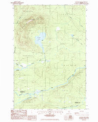 Chandler Mtn Maine Historical topographic map, 1:24000 scale, 7.5 X 7.5 Minute, Year 1986
