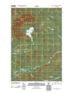 Chandler Mountain Maine Historical topographic map, 1:24000 scale, 7.5 X 7.5 Minute, Year 2011