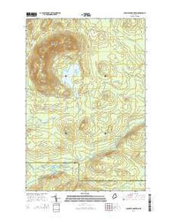 Chandler Mountain Maine Current topographic map, 1:24000 scale, 7.5 X 7.5 Minute, Year 2014