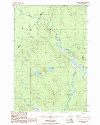 Charles Pond Maine Historical topographic map, 1:24000 scale, 7.5 X 7.5 Minute, Year 1986